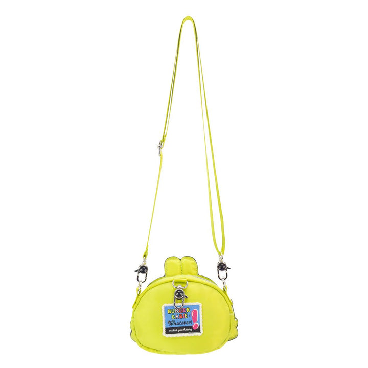 Whatever Makes You Happy Burger Babie Padded Nylon Crossbody with Strap