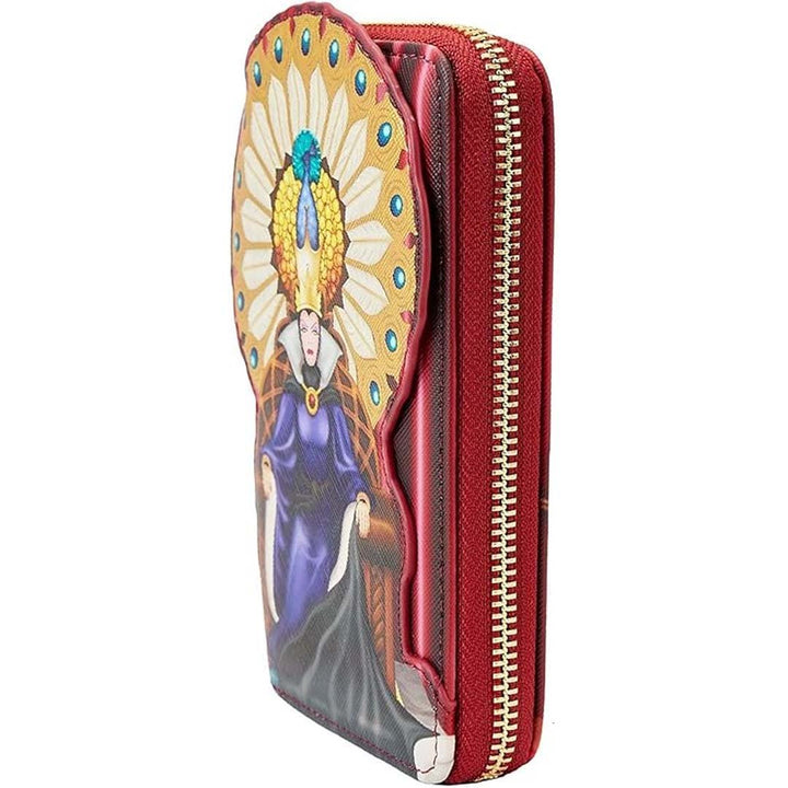 Loungefly Disney Snow White Evil Queen Throne Zip-Around Wallet
