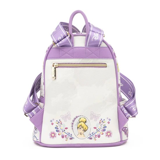 WondaPop Disney Peter Pan Tinker Bell 11" Vegan Leather Mini Backpack - Back