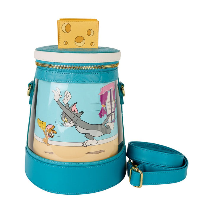 Loungefly Warner Brothers Tom and Jerry Spinning Crossbody Bag