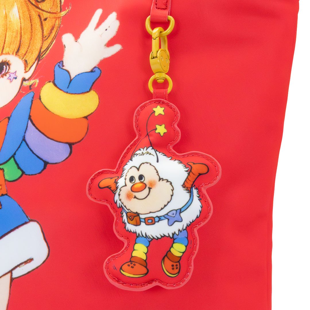 Whatever Makes You Happy Rainbow Brite Puffy Nylon Die Cut Tote Bag