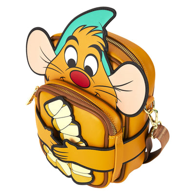 Loungefly Disney Cinderella 75th Anniversary Gus Gus Crossbuddies® Cosplay Crossbody Bag With Coin Bag