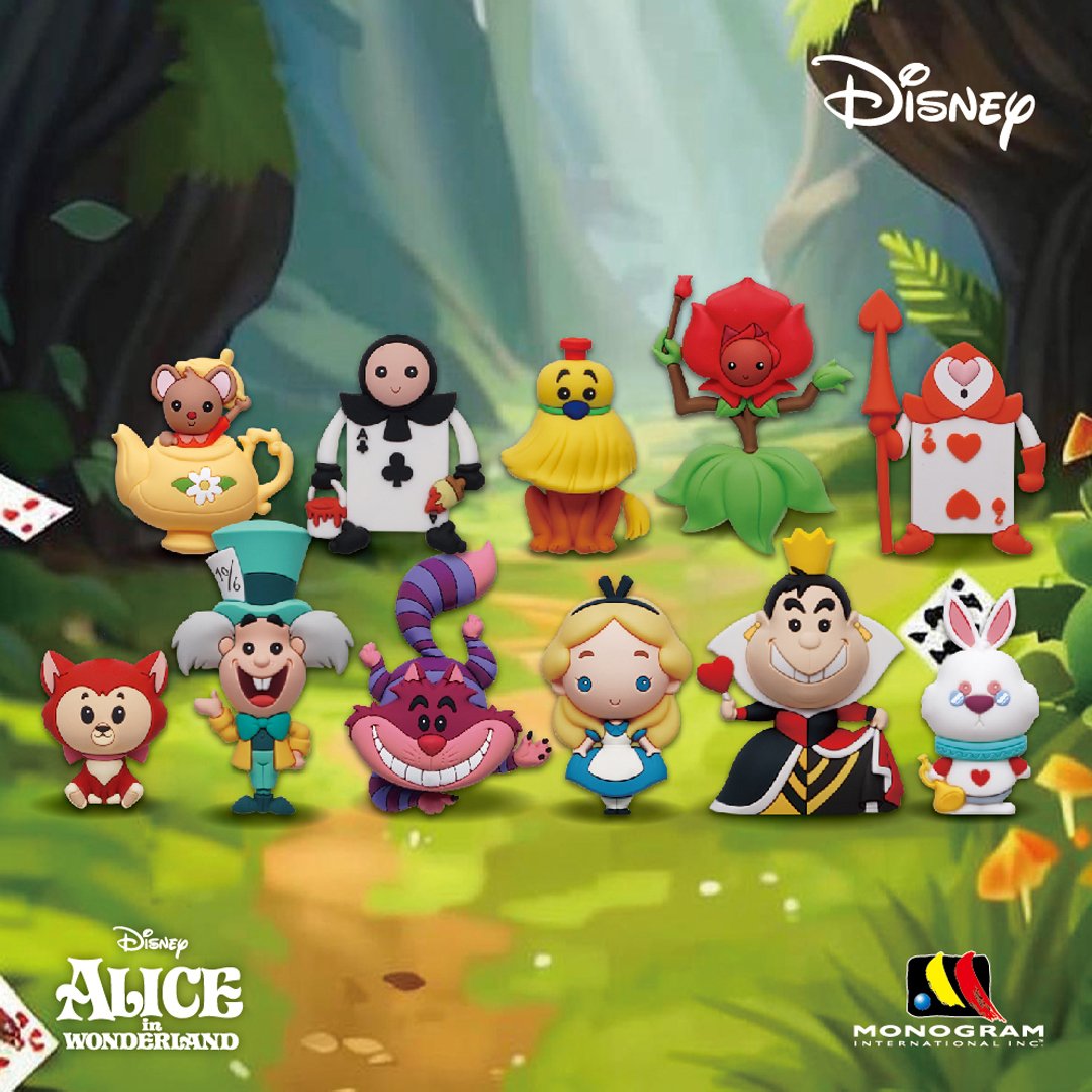 Disney Alice in Wonderland 3D Foam Bag Clip Series 2 Blind