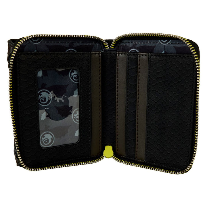 Loungefly DreamWorks How To Train Your Dragon Night Fury Trifold Wallet