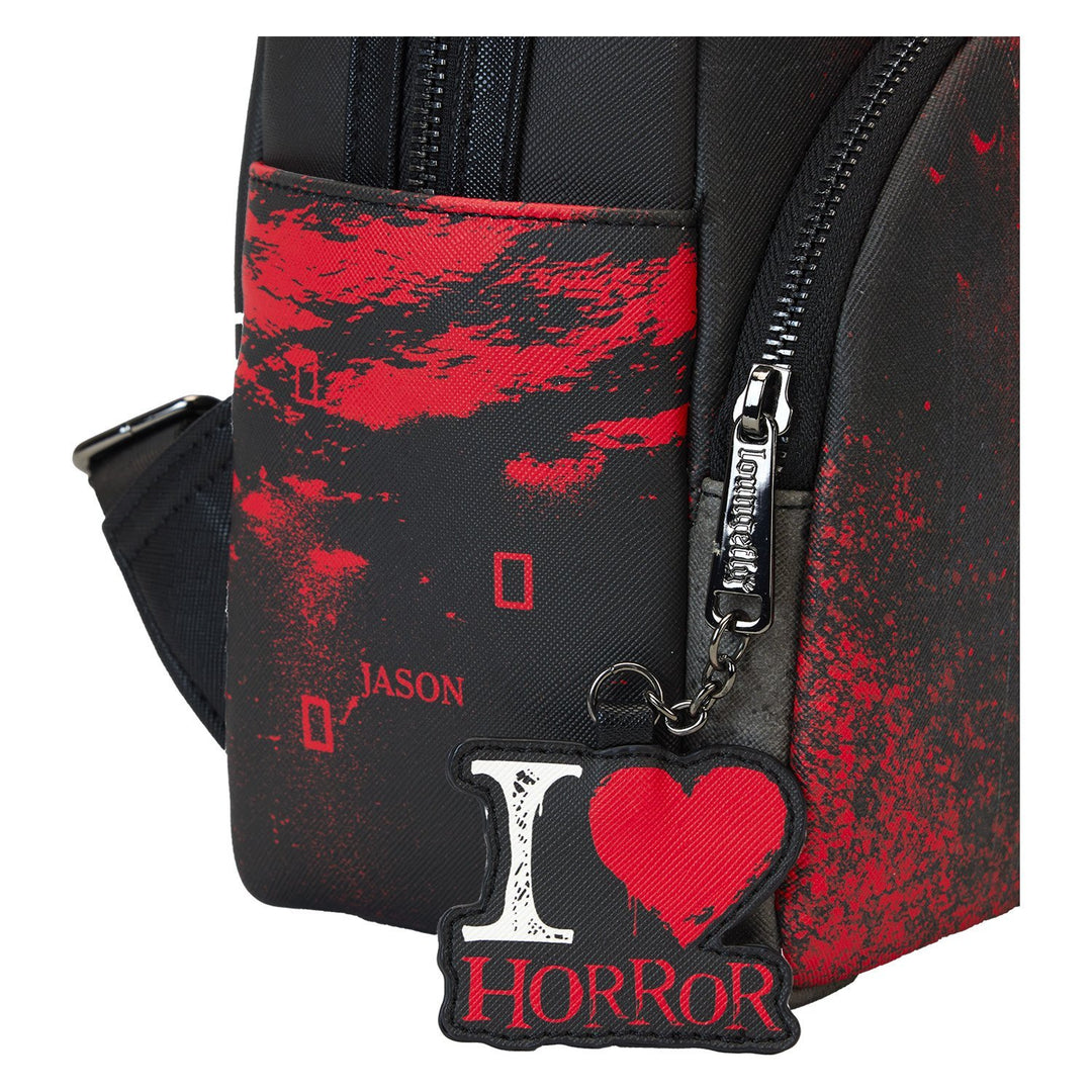 Loungefly Warner Brothers I Heart Horror Friday the 13th Mini Backpack
