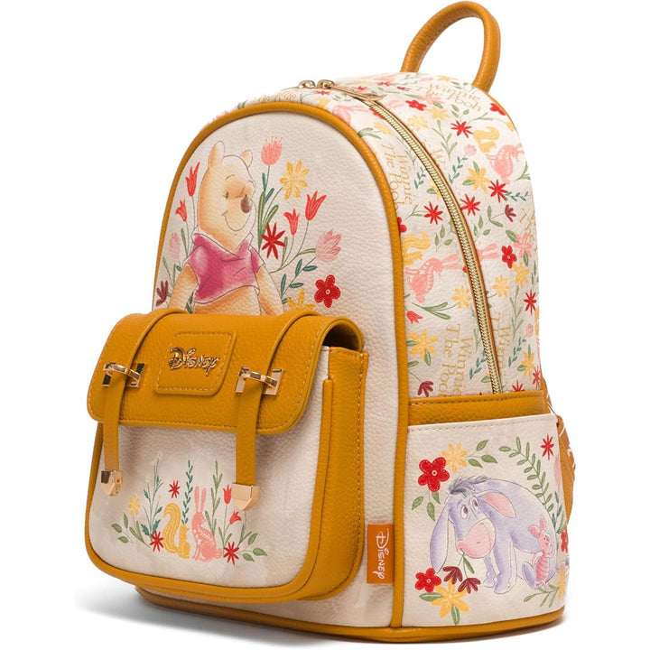 WondaPop Disney Winnie the Pooh Floral 11" Mini Backpack
