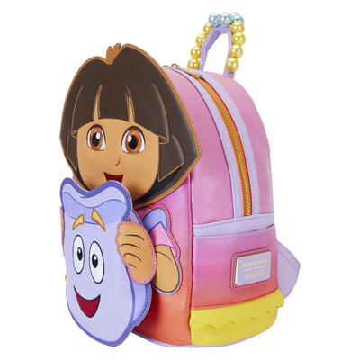 Loungefly Nickelodeon Dora Backpack Cosplay Mini Backpack - Side View
