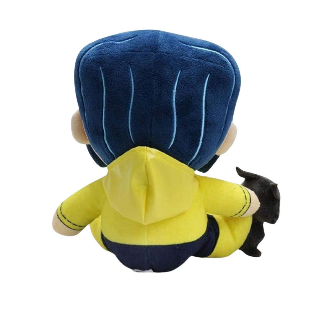 Kidrobot Coraline 8" Coraline and the Cat Phunny Plush Toy - rear