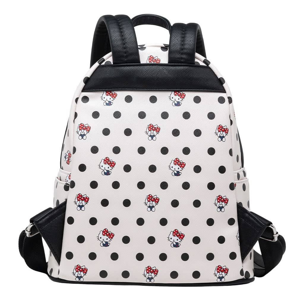 hello kitty black and white backpack Hello Kitty Polka Dot PU Mini Backpack