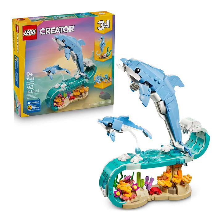 LEGO Creator 3 in 1 Sea Animals: Beautiful Dolphins (31385)