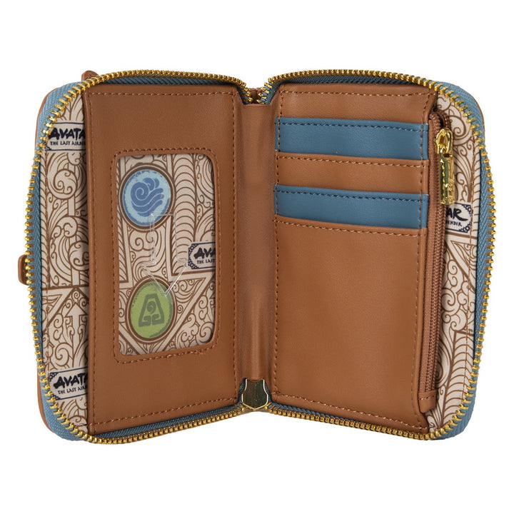 Loungefly Nickelodeon Avatar: The Last Airbender Aang Glider Staff Zip Around Wallet