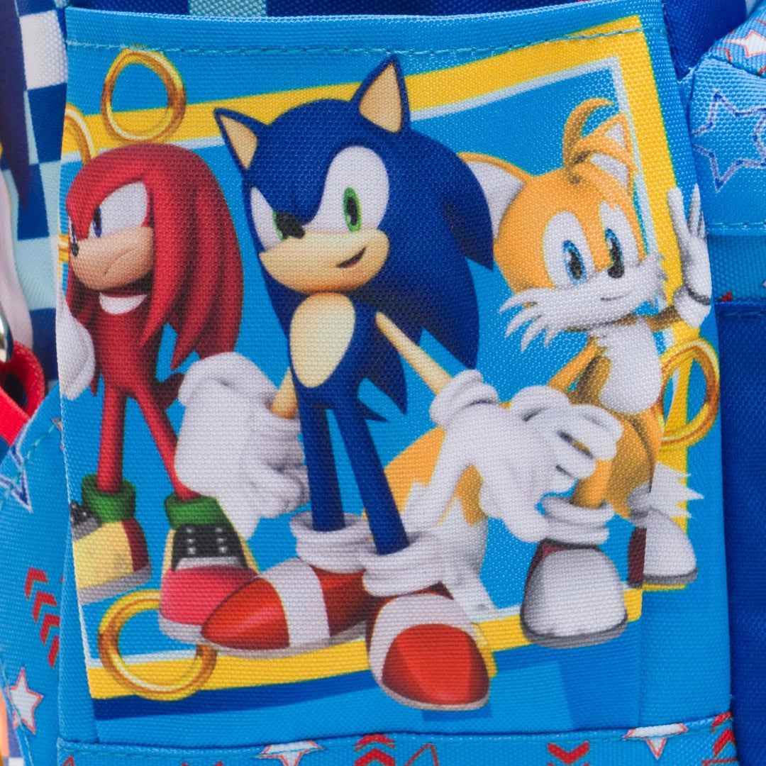 Wondapop Sega Sonic Gotta Go Fast 13" Deluxe Nylon Daypack