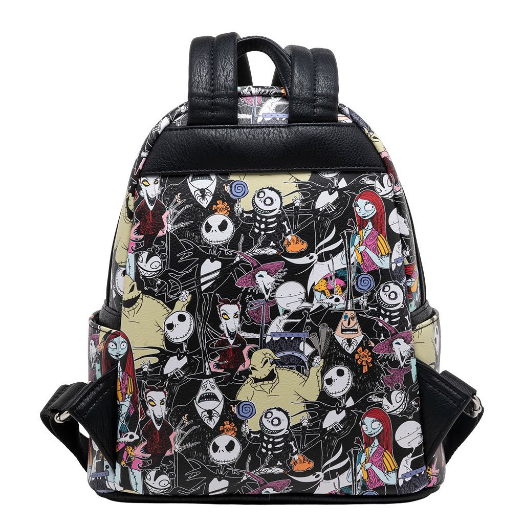 Loungefly Disney The Nightmare Before Christmas Allover Print Mini Backpack - 707 Street Exclusive