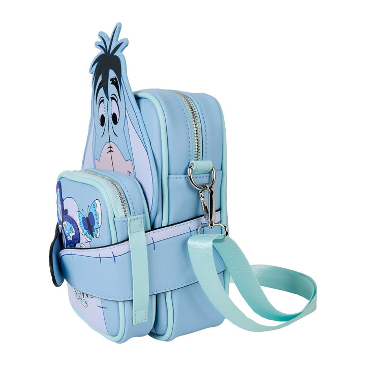 Loungefly Disney Winnie The Pooh Floral Eeyore Crossbuddies® Cosplay Crossbody Bag With Coin Bag