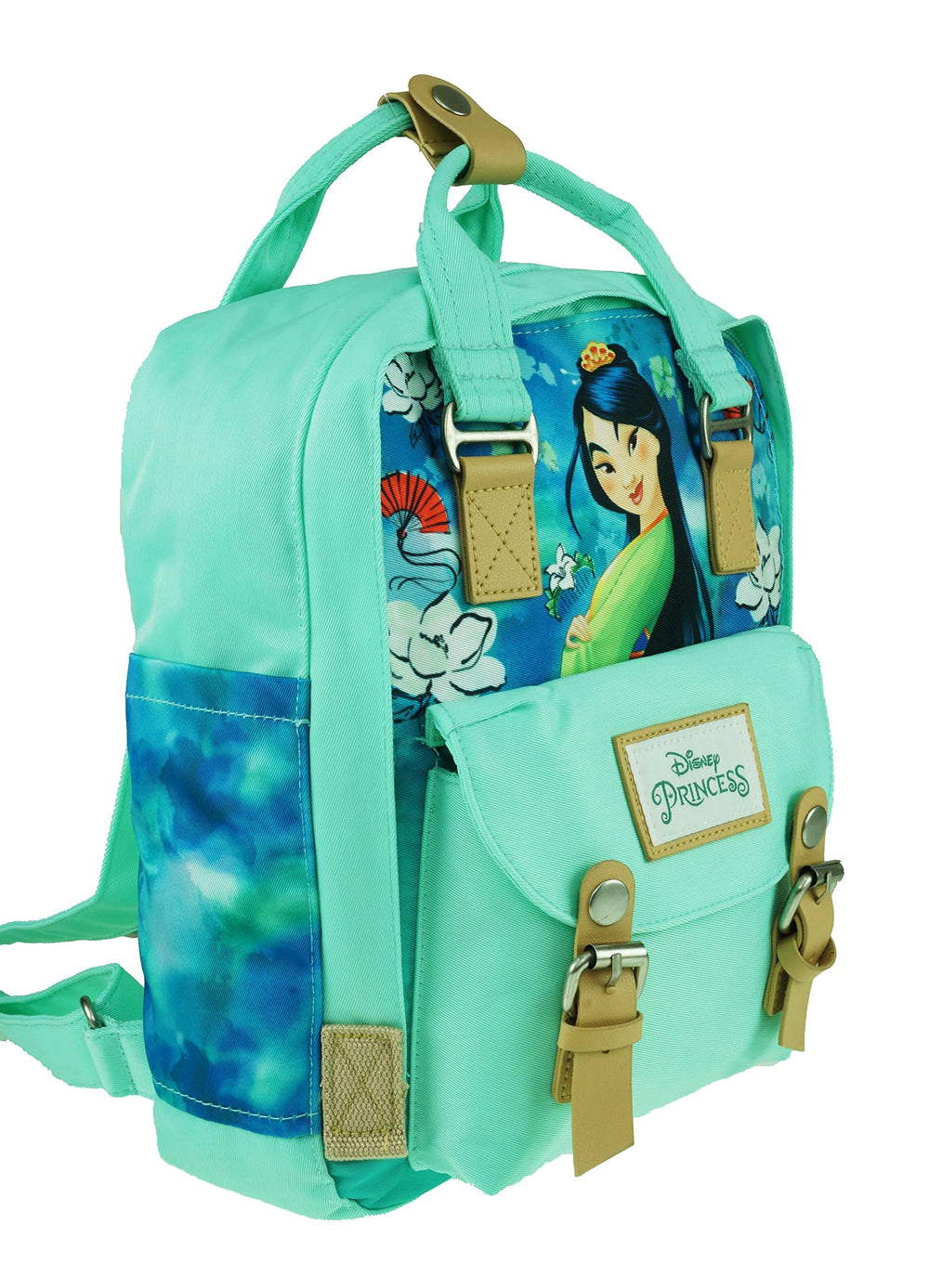 KBNL Disney Mulan 12" Nylon Mini Backpack - Angle