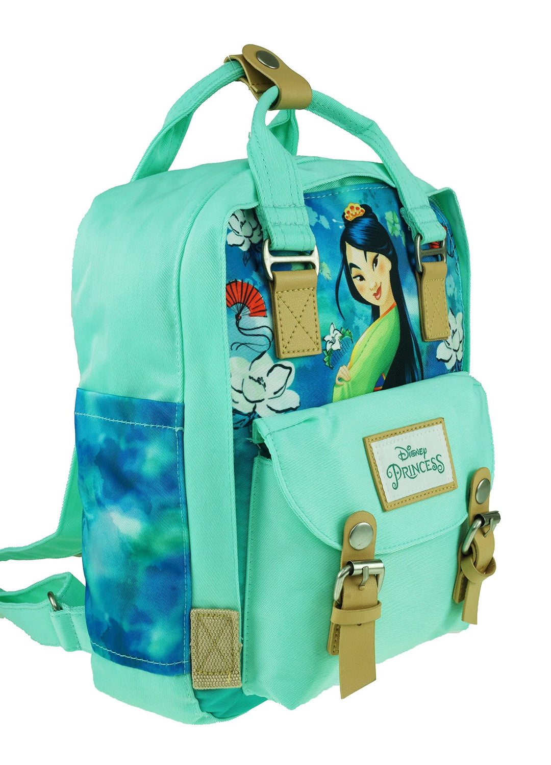 KBNL Disney Mulan 12" Nylon Mini Backpack - Angle