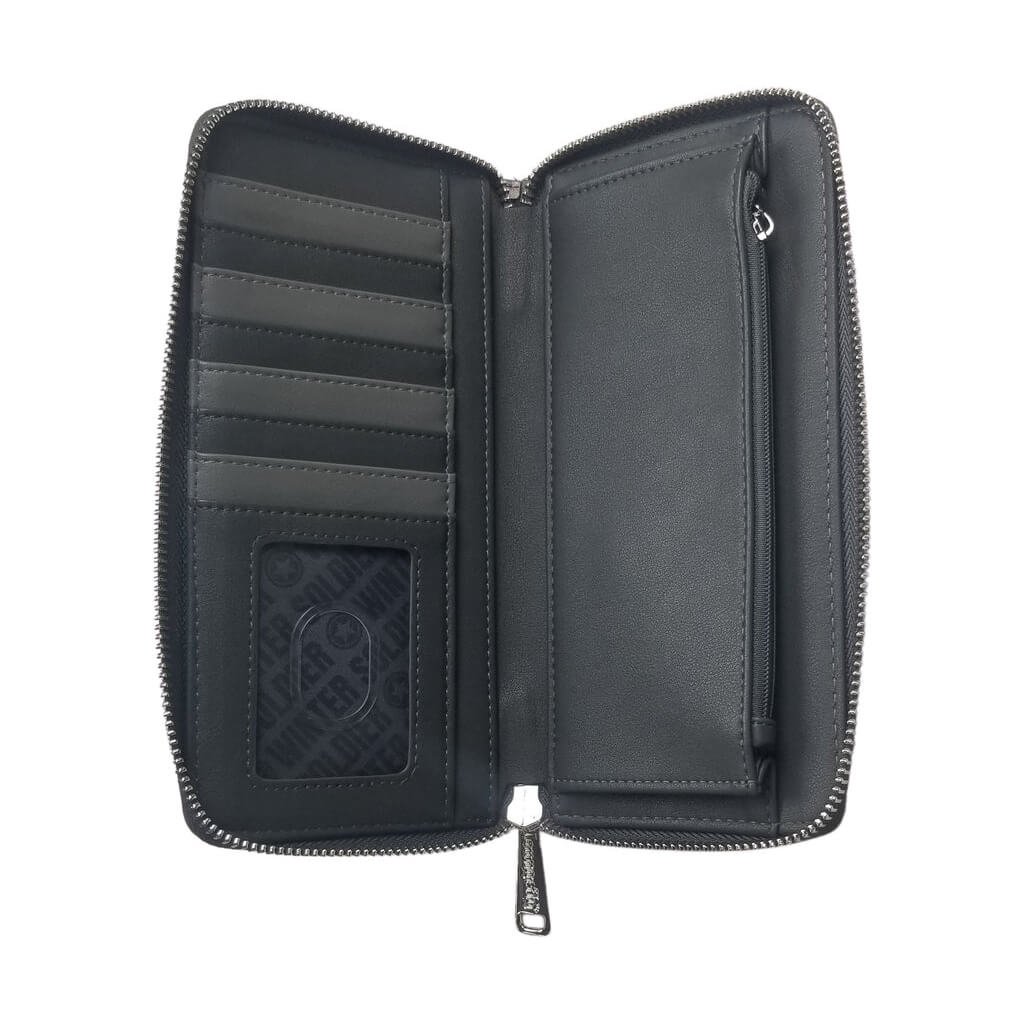 Loungefly Marvel Winter Soldier Cosplay Zip-Around Wallet