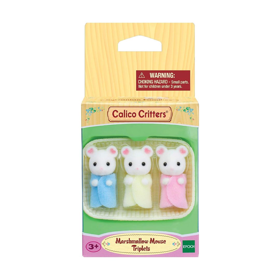 Calico Critters Marshmallow Mouse Triplets
