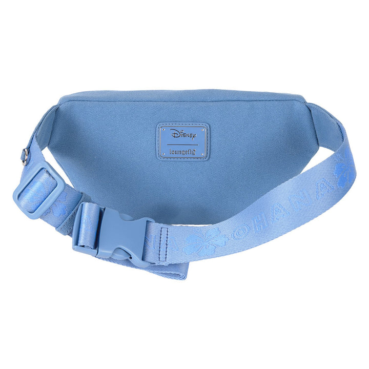 Loungefly Disney Stitch Ohana Canvas Convertible Belt Bag with Coin Bag