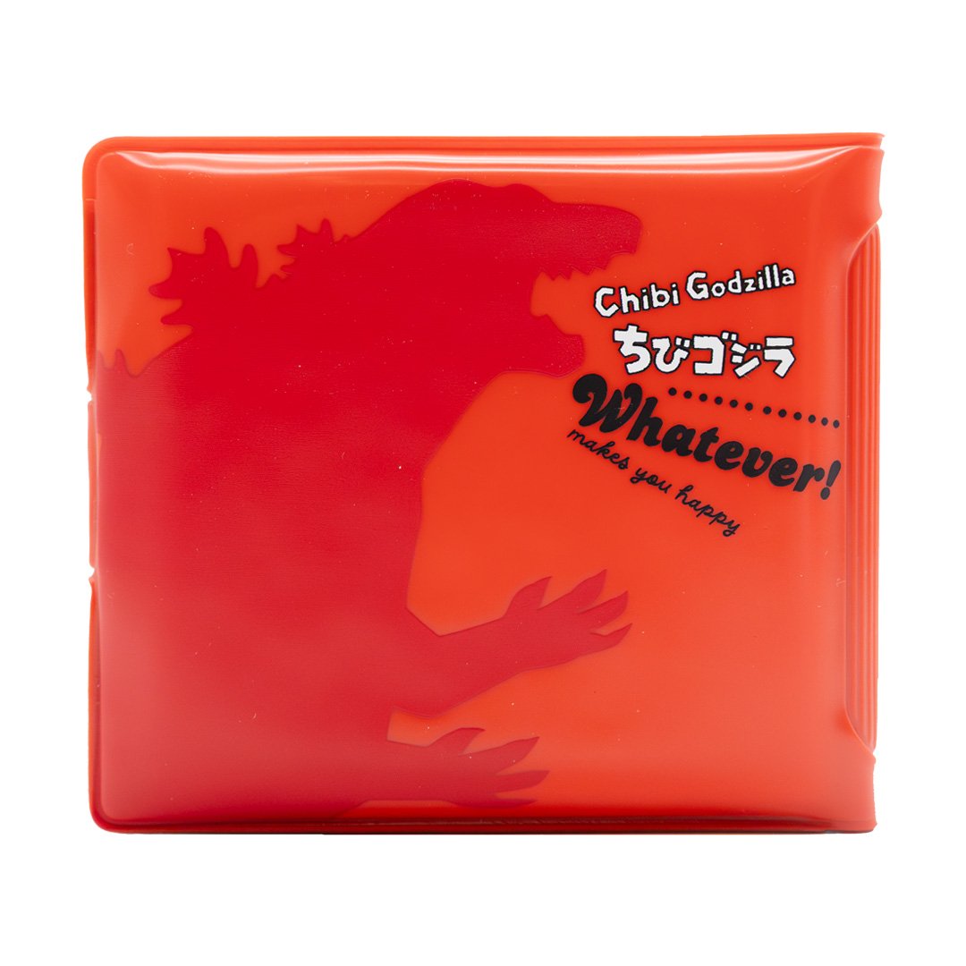 Whatever Makes You Happy Chibi Godzilla Raids Again Father &amp; Son Padded Vinyl Snap Wallet
