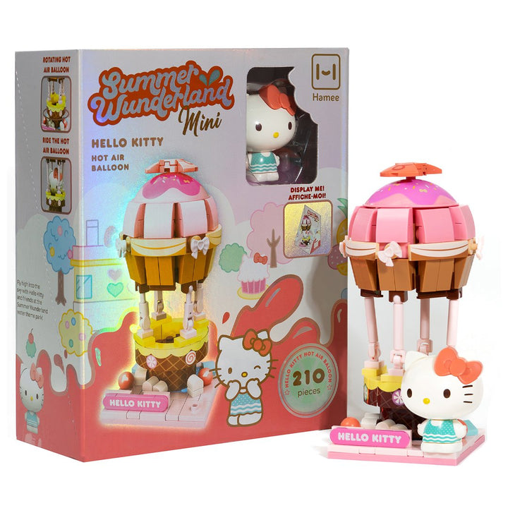 Hamee Sanrio Building Blocks Summer Wunderland - Hello Kitty Hot Air Balloon