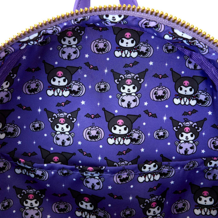 Loungefly Sanrio Kuromi Pumpkin Mini Backpack