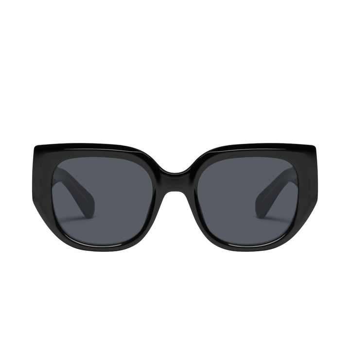 Quay - Womens Sunglasses, Square Lenses with UV Protection (Busy Busy, Black)
