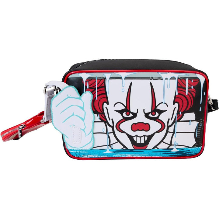 Loungefly Warner Brothers IT Pennywise Balloon Glow Crossbody Bag With Coin Bag