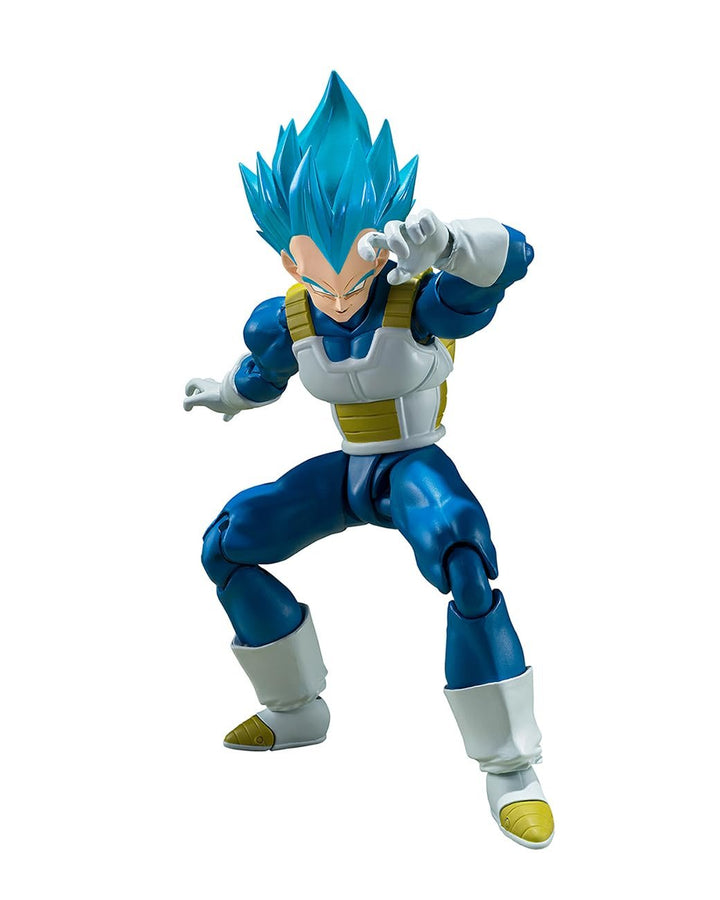 S.H. Figuarts Dragon Ball Super Super Saiyan God Super Saiyan Vegeta - Pride of Penetrating Saiyan - Approx. 5.3 inches (135 mm), PVC &amp; ABS Pre-Painted Action Figure