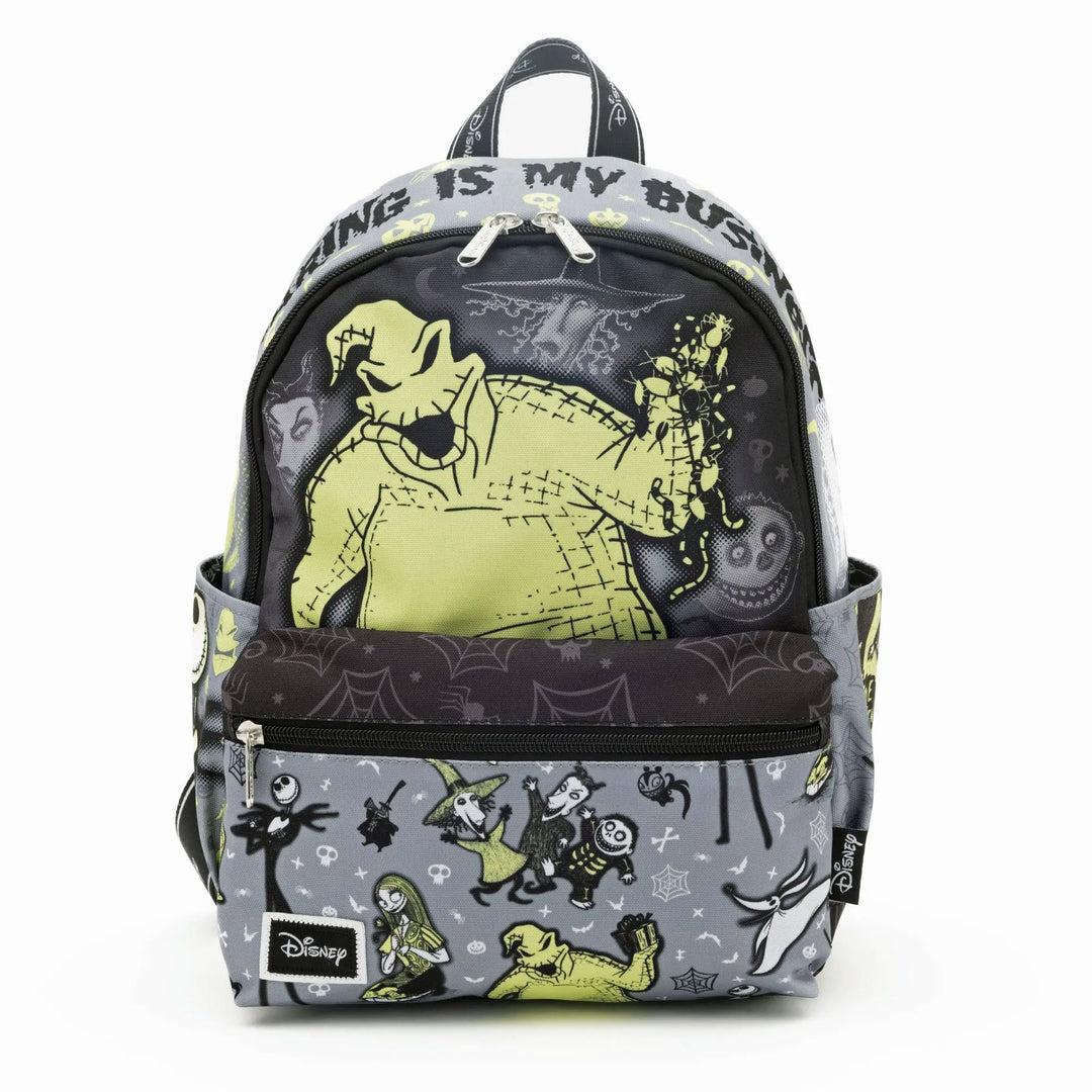 WondaPop Disney Nightmare Before Christmas Oogie Boogie 13" Nylon Mini Backpack - Front