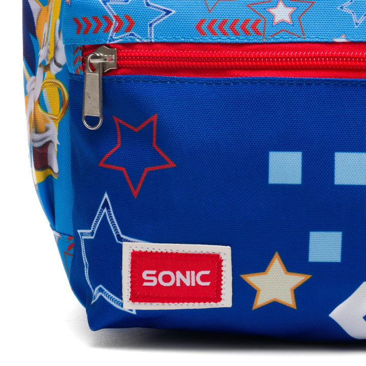 Wondapop Sega Sonic Gotta Go Fast 13" Deluxe Nylon Daypack
