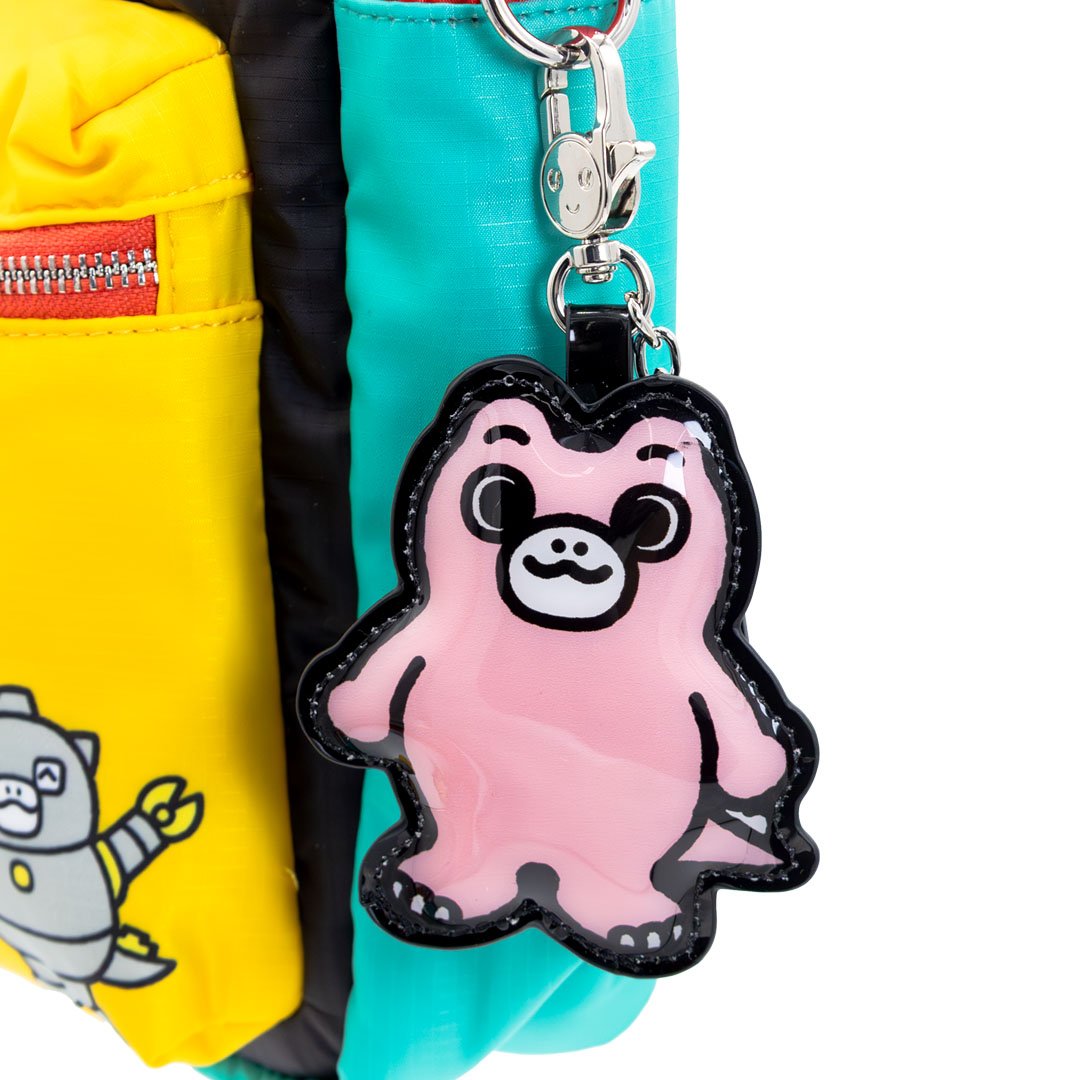 Whatever Makes You Happy Chibi Godzilla Raids Again Mystery Bag Padded Vinyl Bag Charms