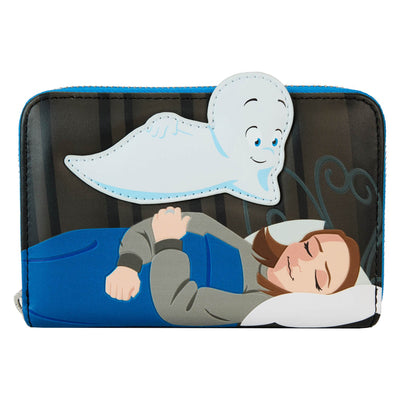 Loungefly Universal Casper the Friendly Ghost Halloween Zip-Around Wallet - front