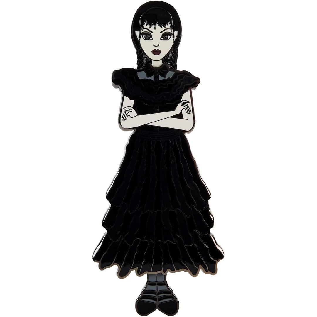 Loungefly MGM Wednesday Addams Paper Doll Pin
