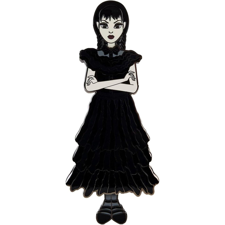 Loungefly MGM Wednesday Addams Paper Doll Pin