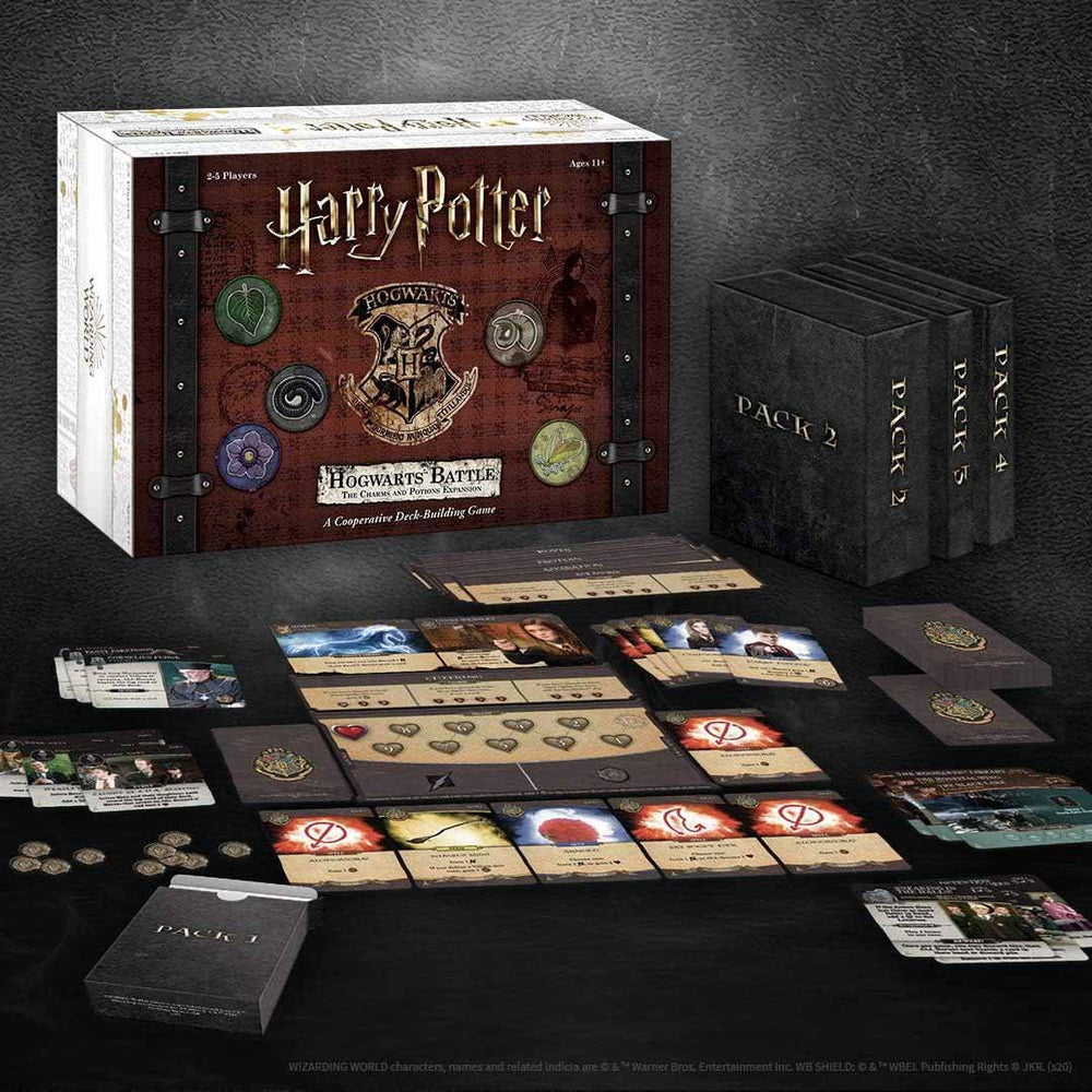 USAopoly Harry Potter: Hogwarts Battle - The Charms and Potions Expansion Card Game