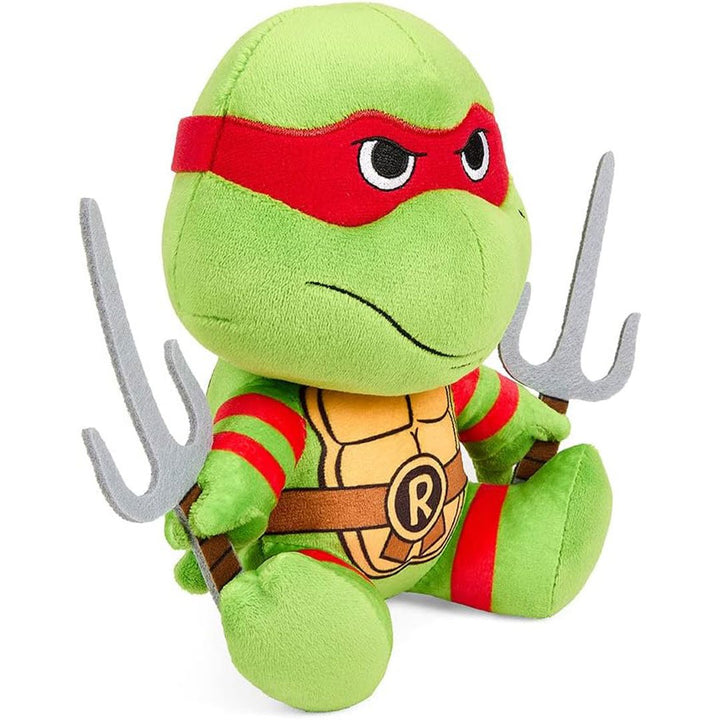 Kidrobot Teenage Mutant Ninja Turtles 7.5" Raphael Phunny Plush - 3/4 right angle