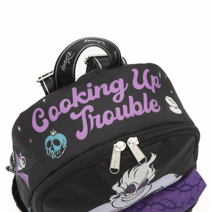 WondaPop Disney Villains Ursula 13" Nylon Mini Backpack - Top