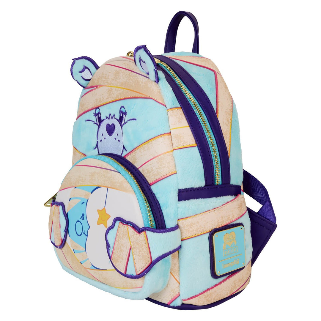 Loungefly Care Bears x Universal Monster Bedtime Bear Mummy Mini Backpack