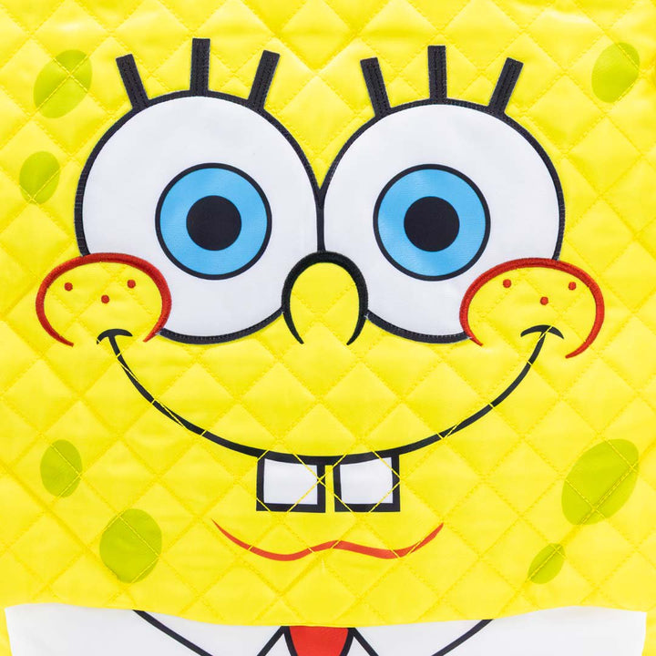 Whatever Makes You Happy Spongebob Quilted Nylon Oversized Tote Bag
