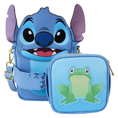 WDTB3019 - Loungefly Disney Lilo & Stitch Camping Crossbuddy Bag - Detachable Coin Bag