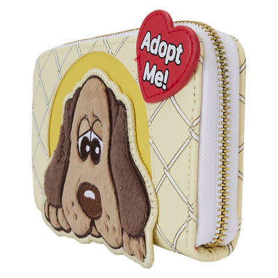 PUPWA0001 - Loungefly Hasbro Pound Puppies 40th Anniversary Zip-Around Wallet - Side View