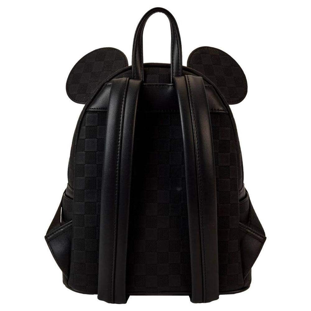 Loungefly Disney Mickey Mouse Checkered Texture Mini Backpack