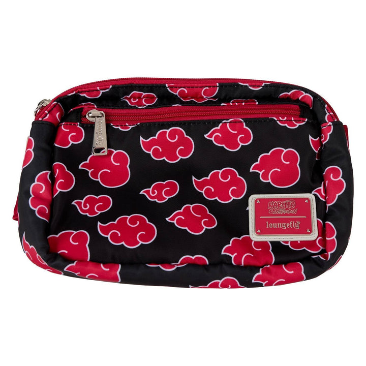 Loungefly Naruto Akatsuki All-Over Print Nylon Sling Crossbody Bag