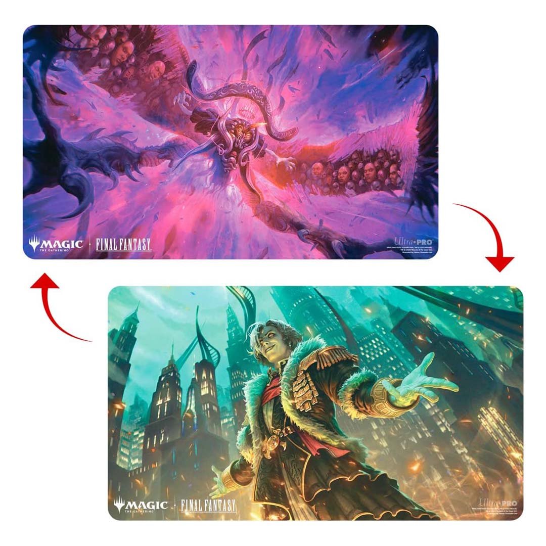 Ultra PRO - Final Fantasy x Universes Beyond Emet-Selch, Unsundered/Hades, Sorcerer of Eld Double-Sided Playmat for Magic: The Gathering