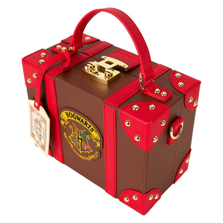 Loungefly Warner Brothers Harry Potter Hogwarts Express Luggage Trunk Crossbody Bag