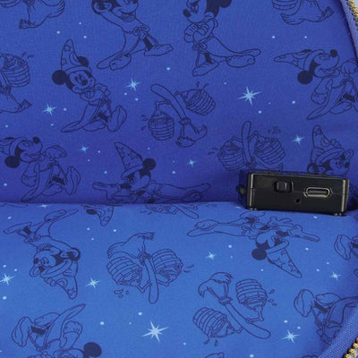 Loungefly Disney Fantasia Light Up Mini Backpack