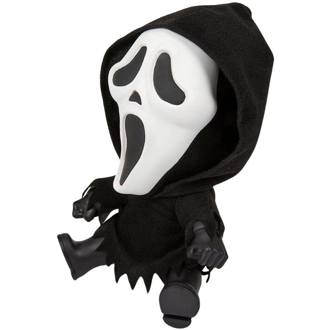 Kidrobot Scream 8" Ghost Face Glow in The Dark Roto Phunny Plush - 3/4 left angle