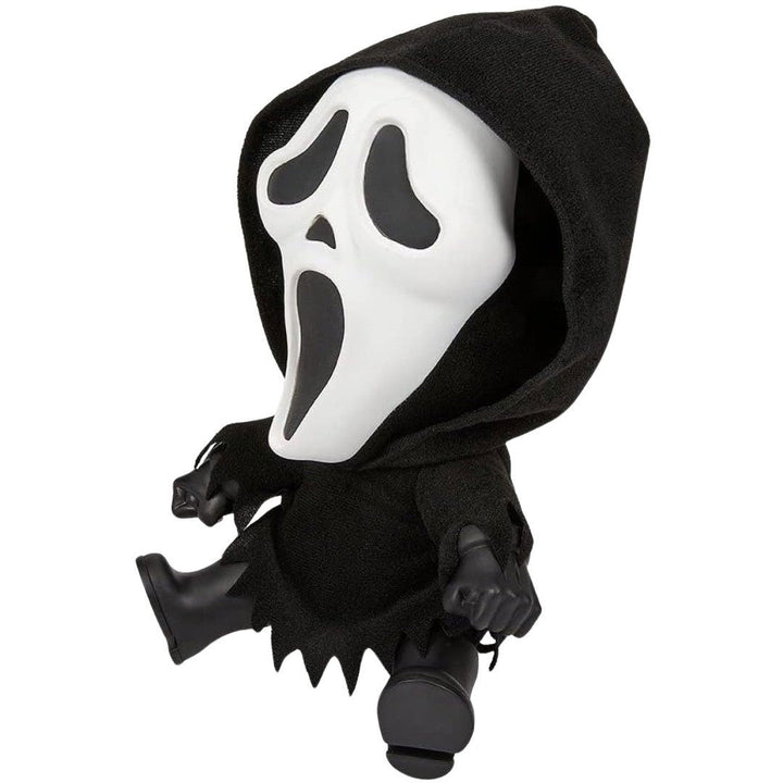 Kidrobot Scream 8" Ghost Face Glow in The Dark Roto Phunny Plush - 3/4 left angle