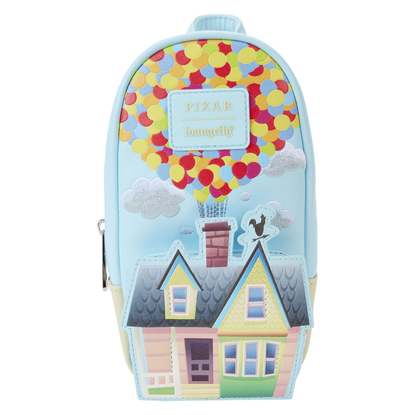 Loungefly Pixar Up 15th Anniversary Balloon House Mini Backpack Pencil Holder - Front